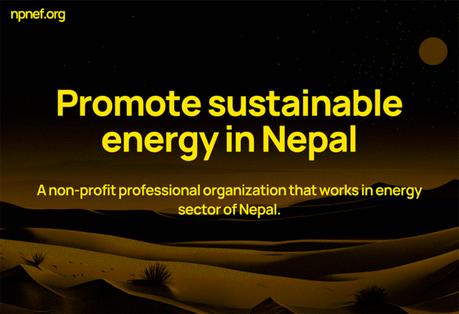 Website Development for Nepal Energy Foundation